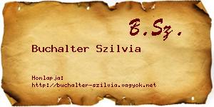 Buchalter Szilvia névjegykártya